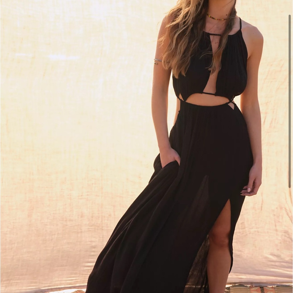 Holy Smokes Maxi Dress - Black - size xsmall
